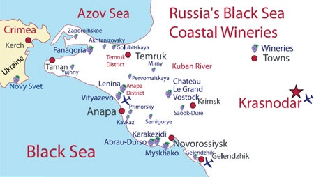 Russian Black Sea Coast Wineries